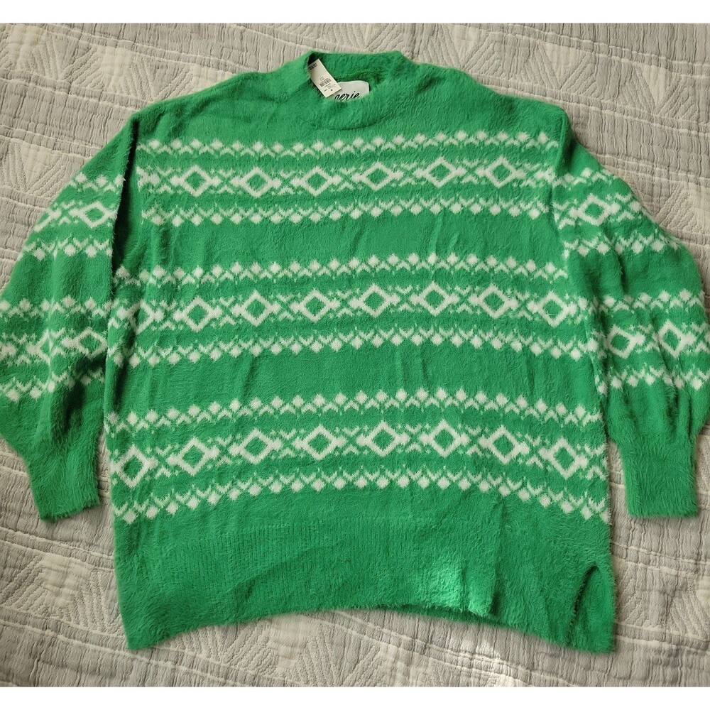 Aerie Oversized Crewneck Sweater – Size S (4–6) – NWT - Picture 1 of 4